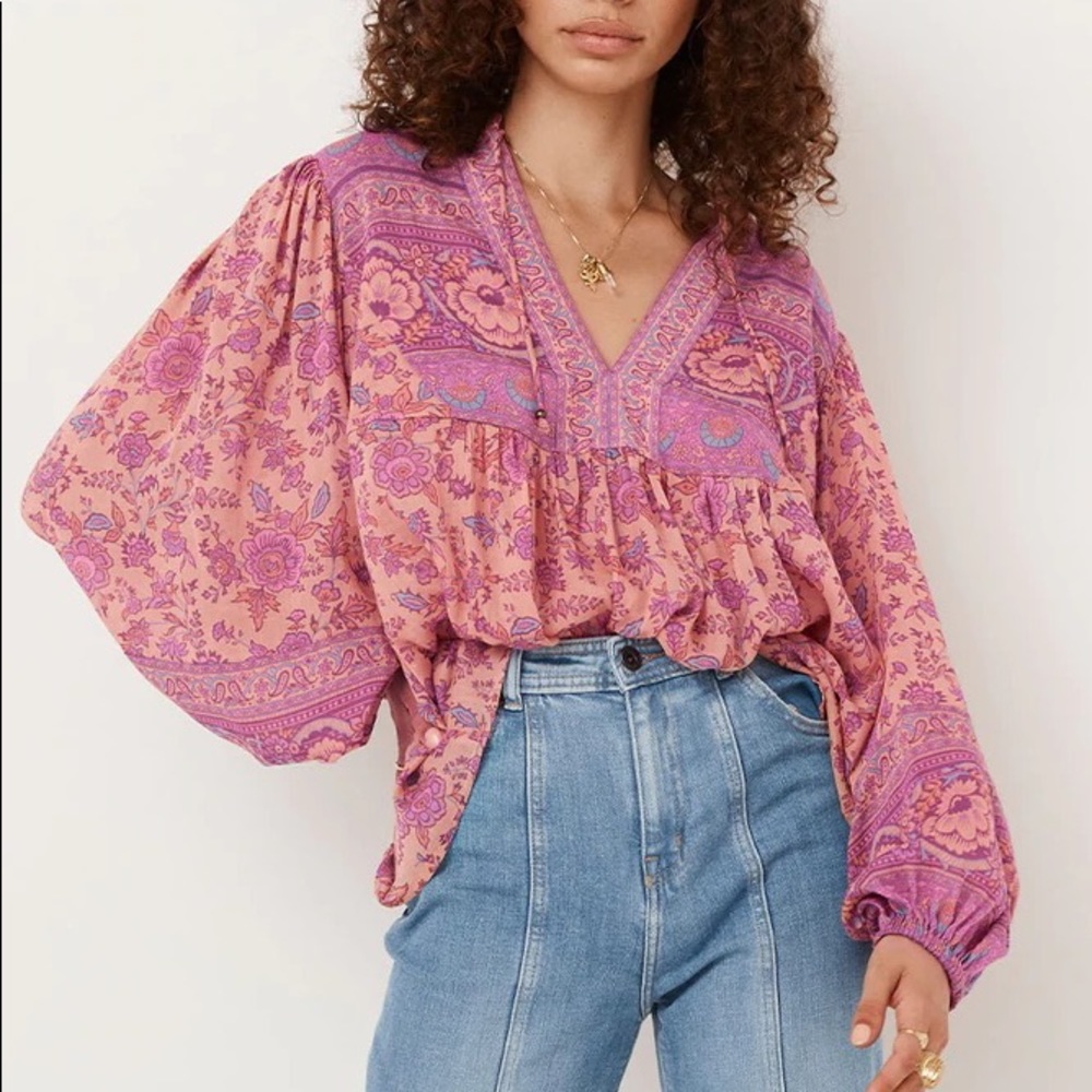 Spell folk song blouse -xs